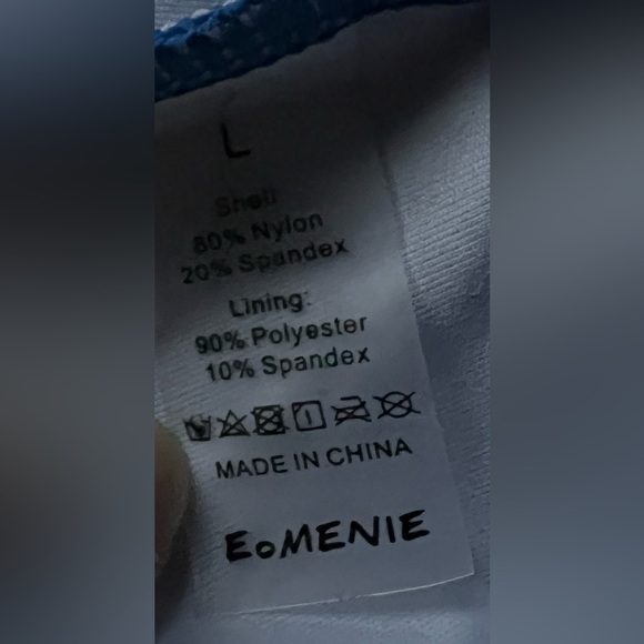 NWT Eomenie 2 piece tankini tummy control full coverage swimsuit. Size L. - Picture 4 of 14